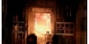 آتش سوزی در پاساژ شهرداری «سرابله»/ آتش سوزی به علت اتصال برق نبوده است