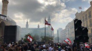 گزارشی از ناآرامی های بیروت پایتخت لبنان