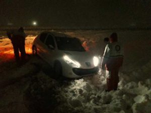 ۷۲۷ نفر در بارش برف و کولاک کردستان آسیب دیدند