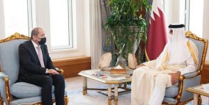 دیدار وزیر خارجه اردن با امیر قطر