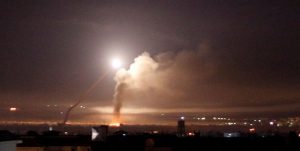 مقابله پدافند هوایی سوریه با تجاوز رژیم صهیونیستی
