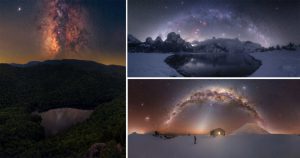 آسمان خلیج فارس در جمع برترین عکس‌های سال از کهکشان راه شیری
