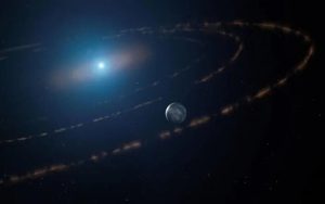 کشف آثاری از وجود سیاره‌ای که به دور یک ستاره در حال مرگ می‌چرخد